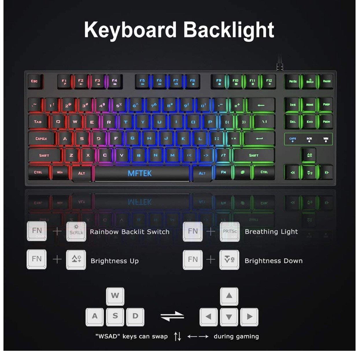 MFTEX professional gaming keyboard ( RGB ) - سلع أونلاين